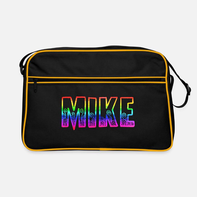 mike rs regenbogen Retro Tasche
