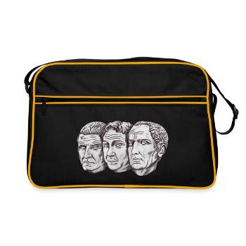 Tricumvirate of Caesar Pompeius Crassus - Retro Bag - black/gold - Front