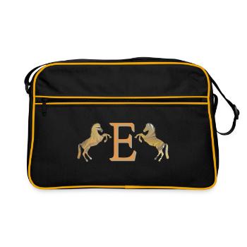 chevaux e 113 e - Sac Retro - noir/or - Devant