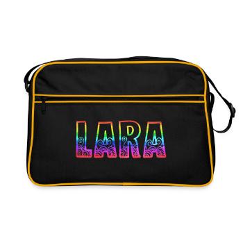 lara rs arc-en-ciel - Sac Retro - noir/or - Devant