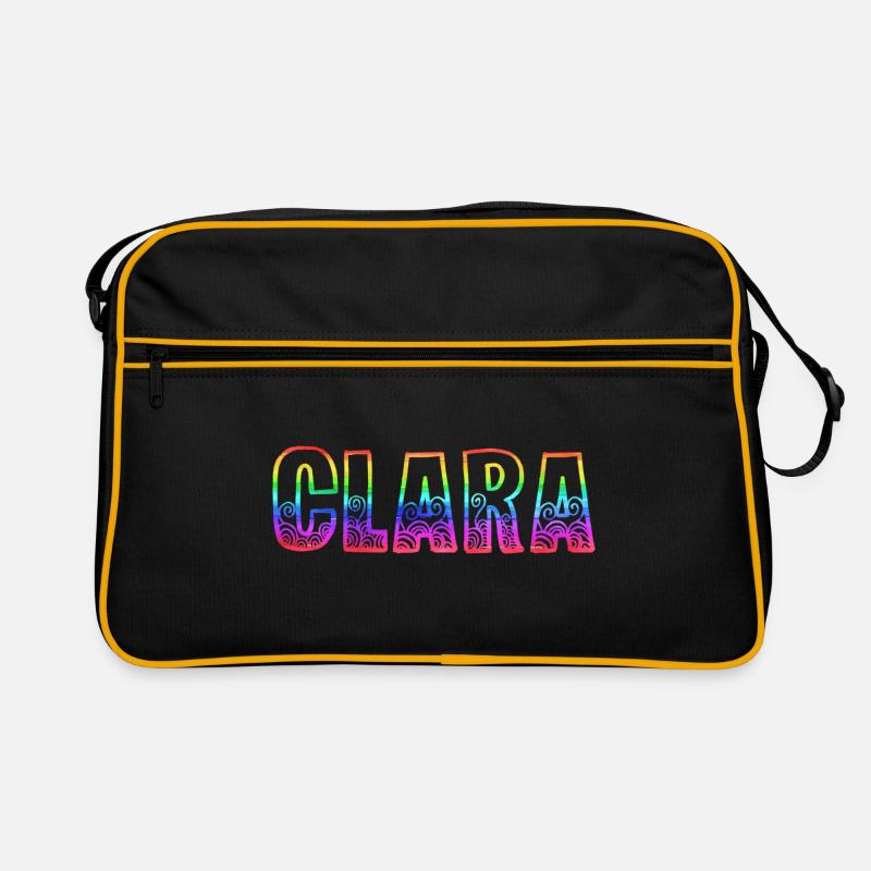 clara rs regenbogen Retro Tasche