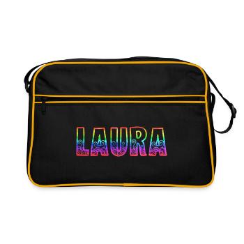 Laura RS Rainbow - Sac Retro - noir/or - Devant