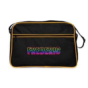 frederic rs arc-en-ciel - Sac Retro - noir/or - Devant