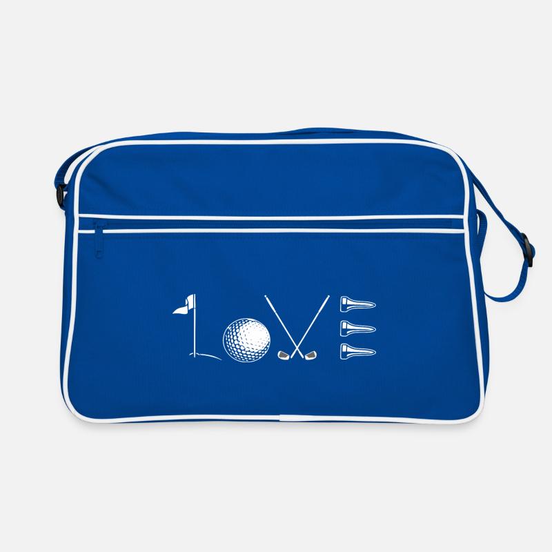 Golf - Love - Golfer Gift Idea Retro Bag