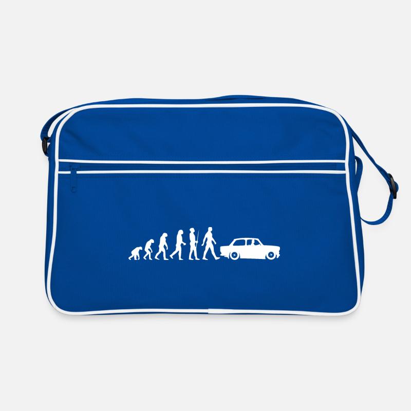 DDR Evolution Trabi, Rennpappe, Ostalgie Ostzone Retro Tasche