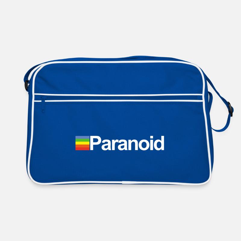 Paranoïaque - design rétro drôle - humour noir Sac Retro