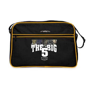 THE BIG 5 of Africa - Retro Bag - black/gold - Front