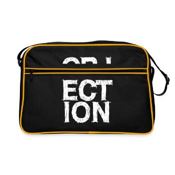 Arrêt de l'appel d'opposition - Sac Retro - noir/or - Devant
