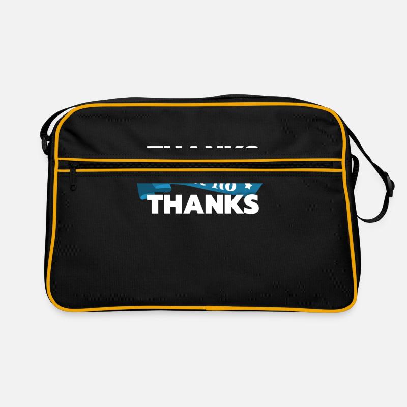 Thanksgiving Thanks But No Thanks Retro Bag