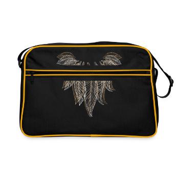 Capteur de rêves talisman - Sac Retro - noir/or - Devant