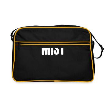 crotte - Sac Retro - noir/or - Devant
