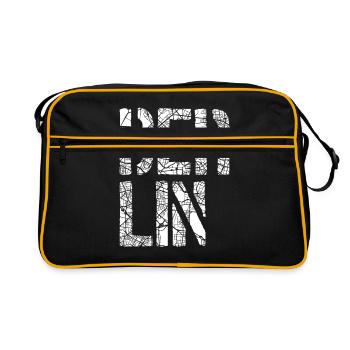 Berlin - Retro Bag - black/gold - Front