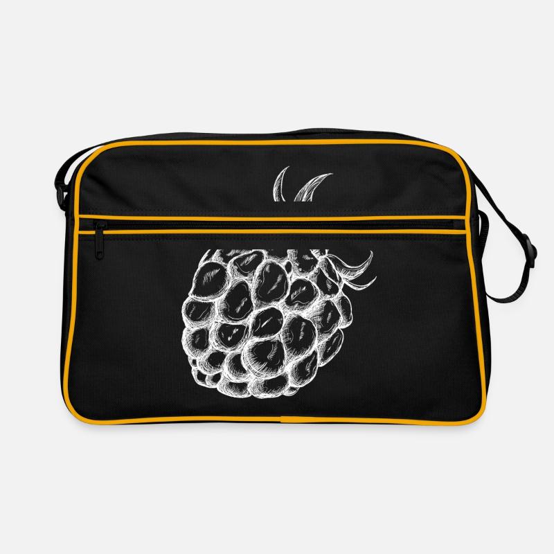 Himbeere Retro Tasche