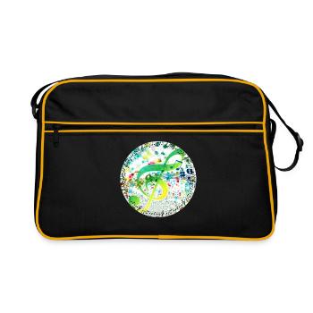 Clé de sol - Sac Retro - noir/or - Devant