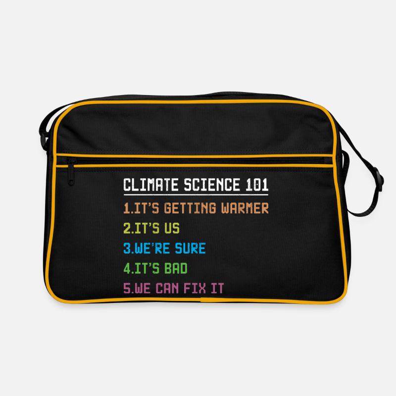 Science March Earth Day Climate Change Scientists Retro Bag