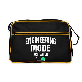 Mechanical Engineering Mechanical Engineer - Retro Bag - black/gold - Front