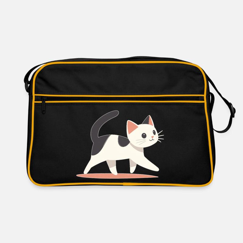 Katze Retro Tasche
