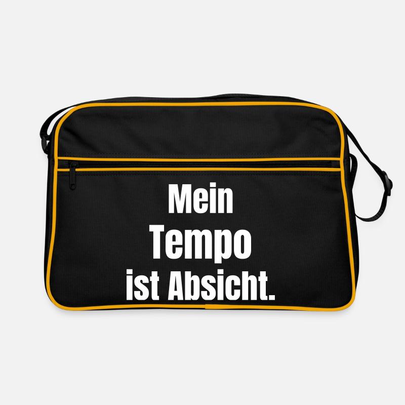 My pace is intentional Retro Bag