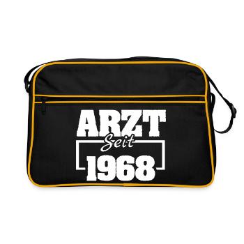 19 - Retro Tasche - Schwarz/Gold - Vorne