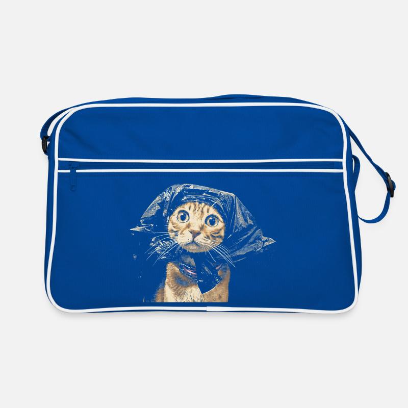Katzenmantel-Geist im Schatten Retro Tasche