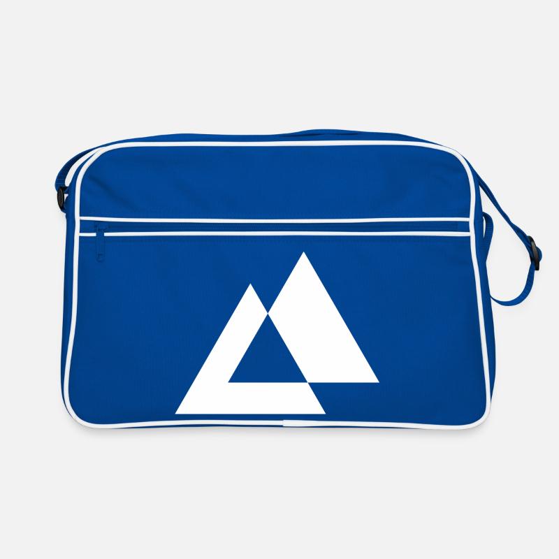 Geometric Triangles design Retro Bag