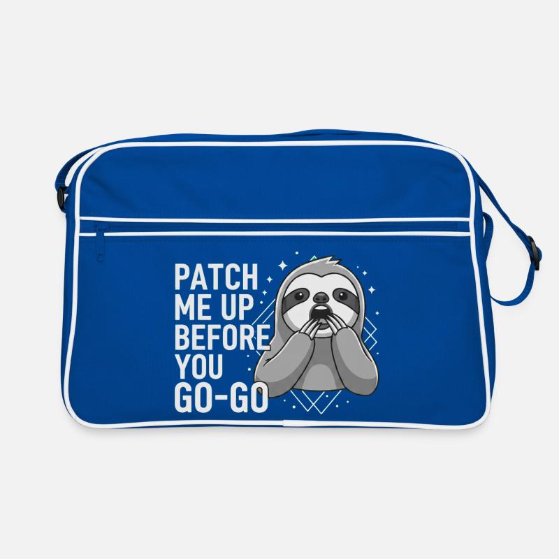 Patch Me Up Cyber Security Sloth Retro Bag