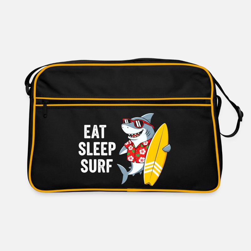 Mange Dors Requin de Surf Sac Retro