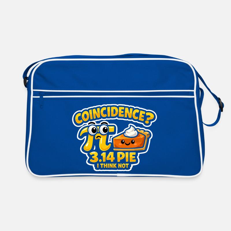 Pi Day Coincidence 3.14 Math Cake Design Retro Bag