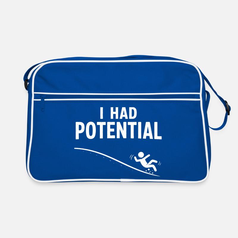 J’avais du potentiel – humour de diapositives Sac Retro