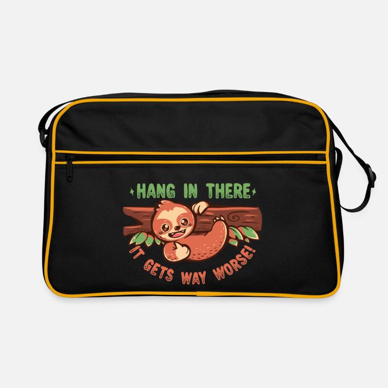 Halte durch, es wird noch viel schlimmer Retro Tasche