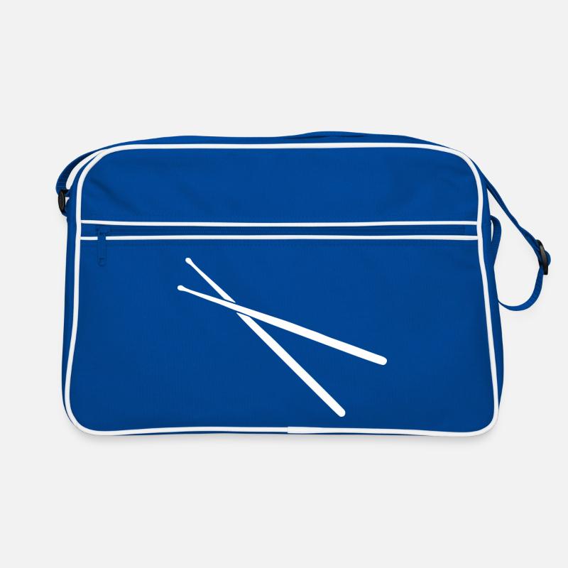 Drum Sticks - Schlagzeug - Drummer Retro Tasche