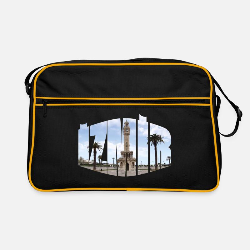 Izmir clock tower Retro Bag