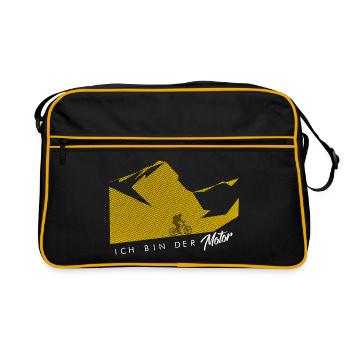 VTT - JE SUIS LE MOTEUR - Sac Retro - noir/or - Devant