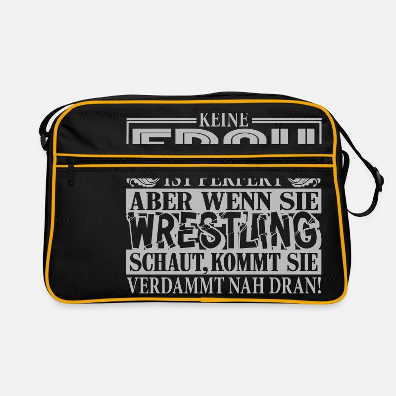 Wrestling Frauen Retro Tasche