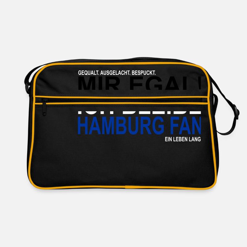 Design torturé Hambourg Fan ... Sac Retro