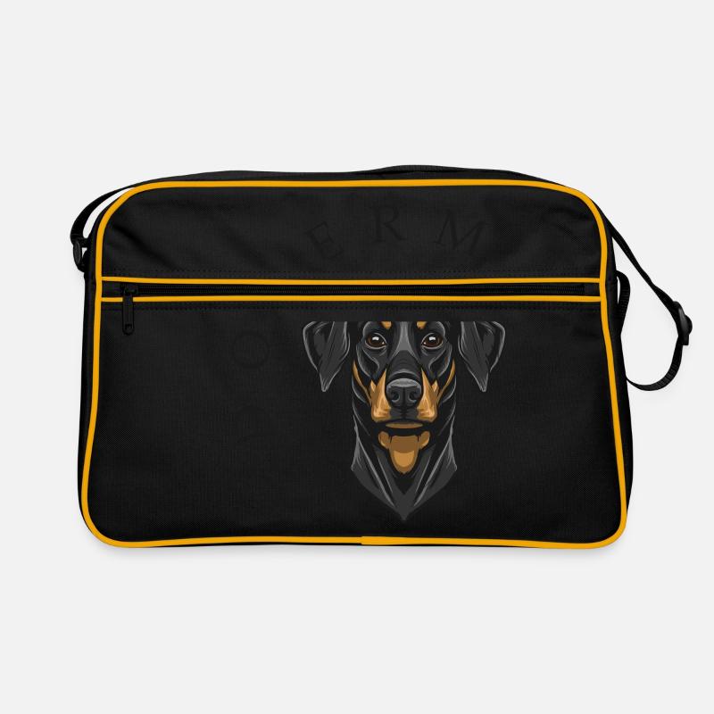 Dobermann Retro Tasche