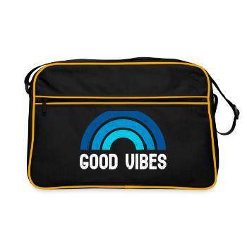 Great Vibes Good Life - Sac Retro - noir/or - Devant