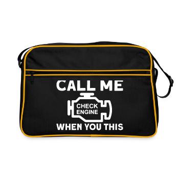 Cars Mechanics - Retro Bag - black/gold - Front