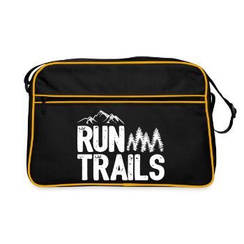 Run Trails - Sac Retro - noir/or - Devant