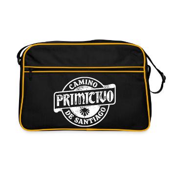 Camino Primitivo pélerinage | Chemin de Saint-Jacques - Sac Retro - noir/or - Devant