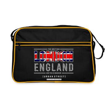 London England Urban Street Design - Retro Bag - black/gold - Front