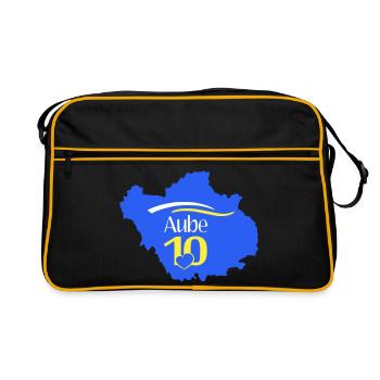 Aube 10 Carte Regionale Coeur - Sac Retro - noir/or - Devant