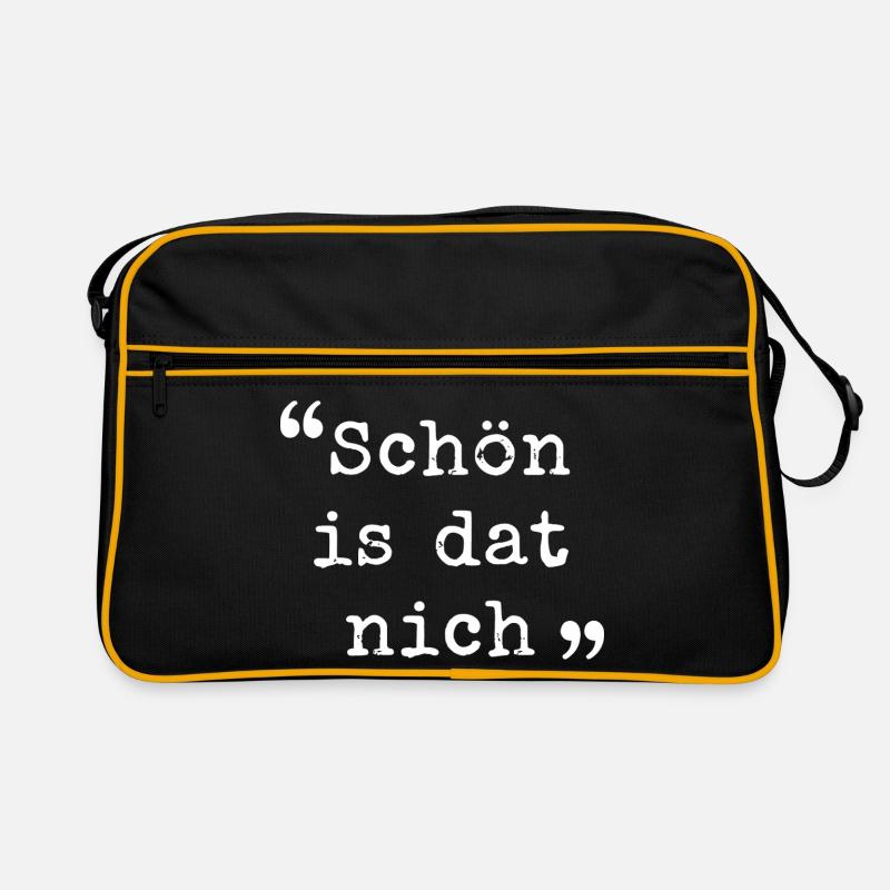 Ruhrpott Schön is dat nich Ruhrgebiet dialect Retro Bag