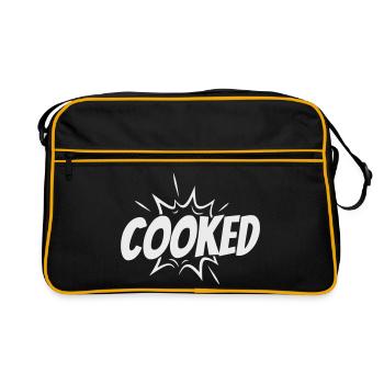 Cooked Explosive Comic Style - Retro Bag - black/gold - Front