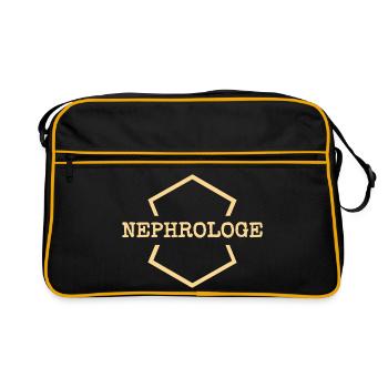 Professionnel néphrologue - Sac Retro - noir/or - Devant