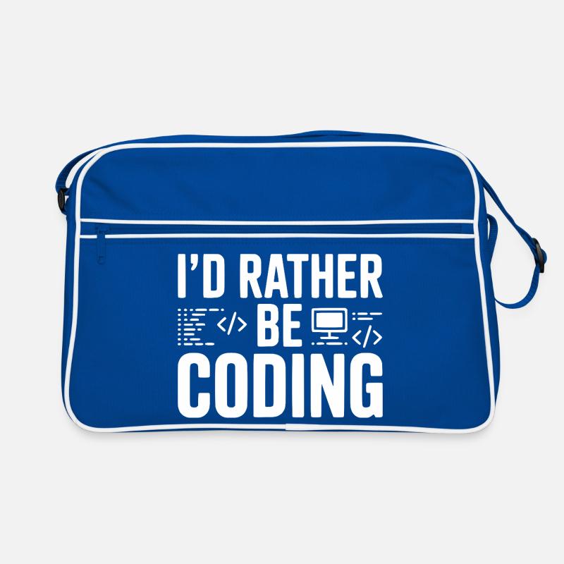 I'd Rather Be Coding Retro Bag