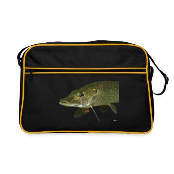 Pike - Retro Bag - black/gold - Front
