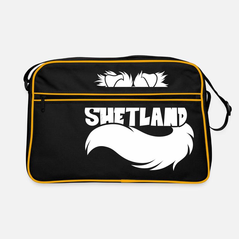 Abbildung Shetland - White Retro Tasche
