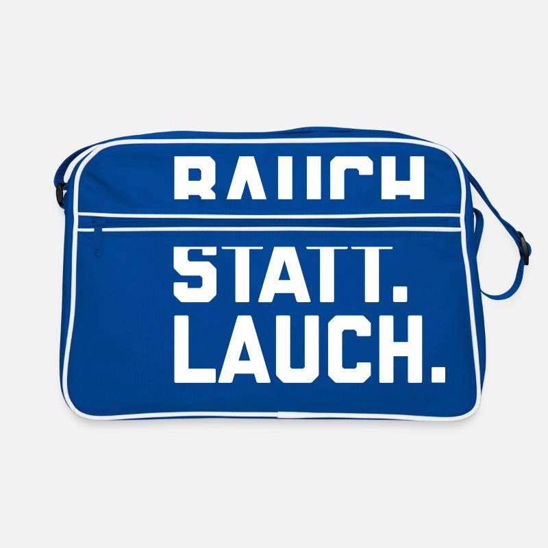 Bauch statt Lauch Retro Tasche