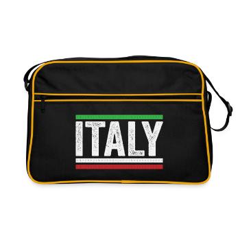 Italie - Italien Italien - Sac Retro - noir/or - Devant